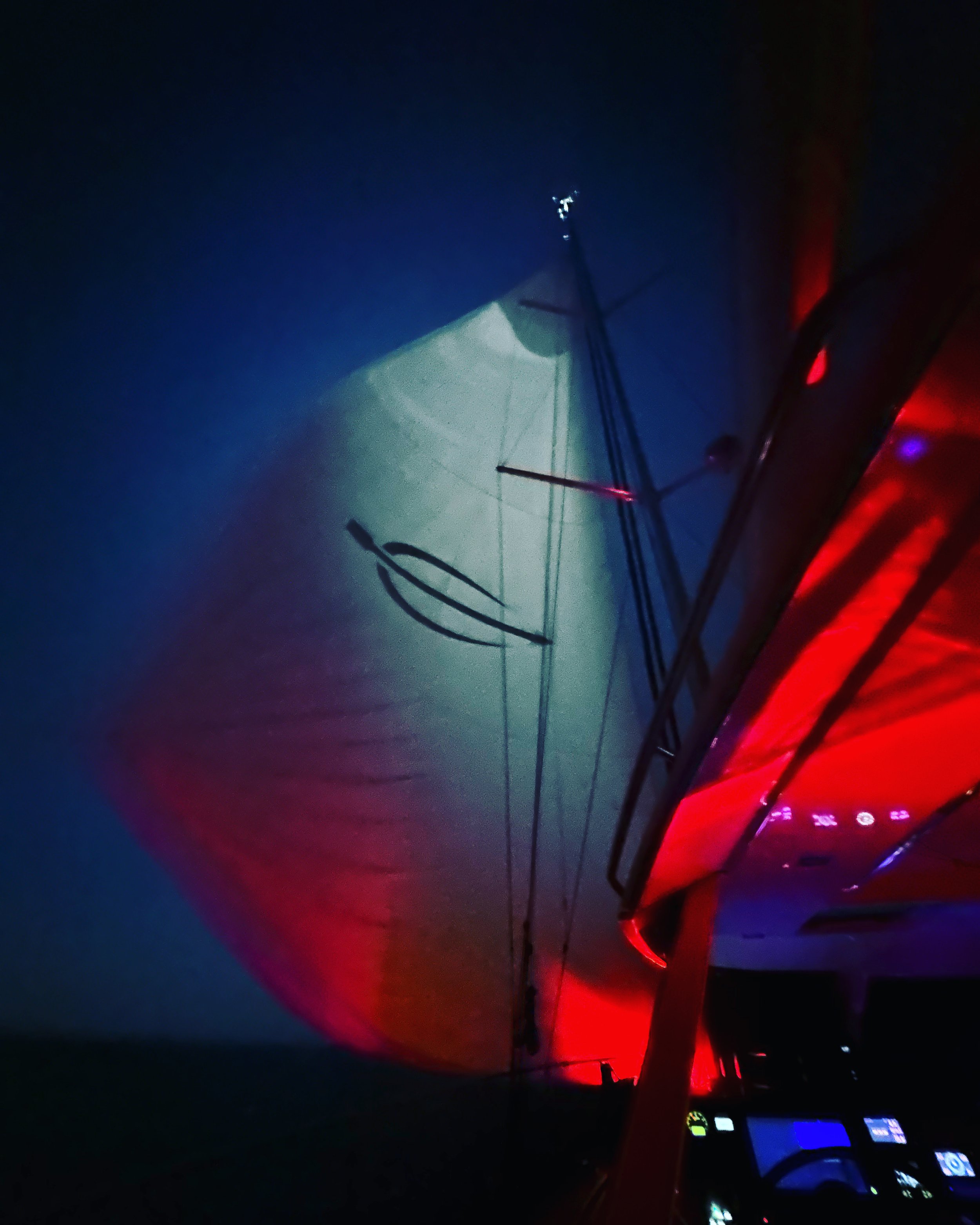 Night time sailing