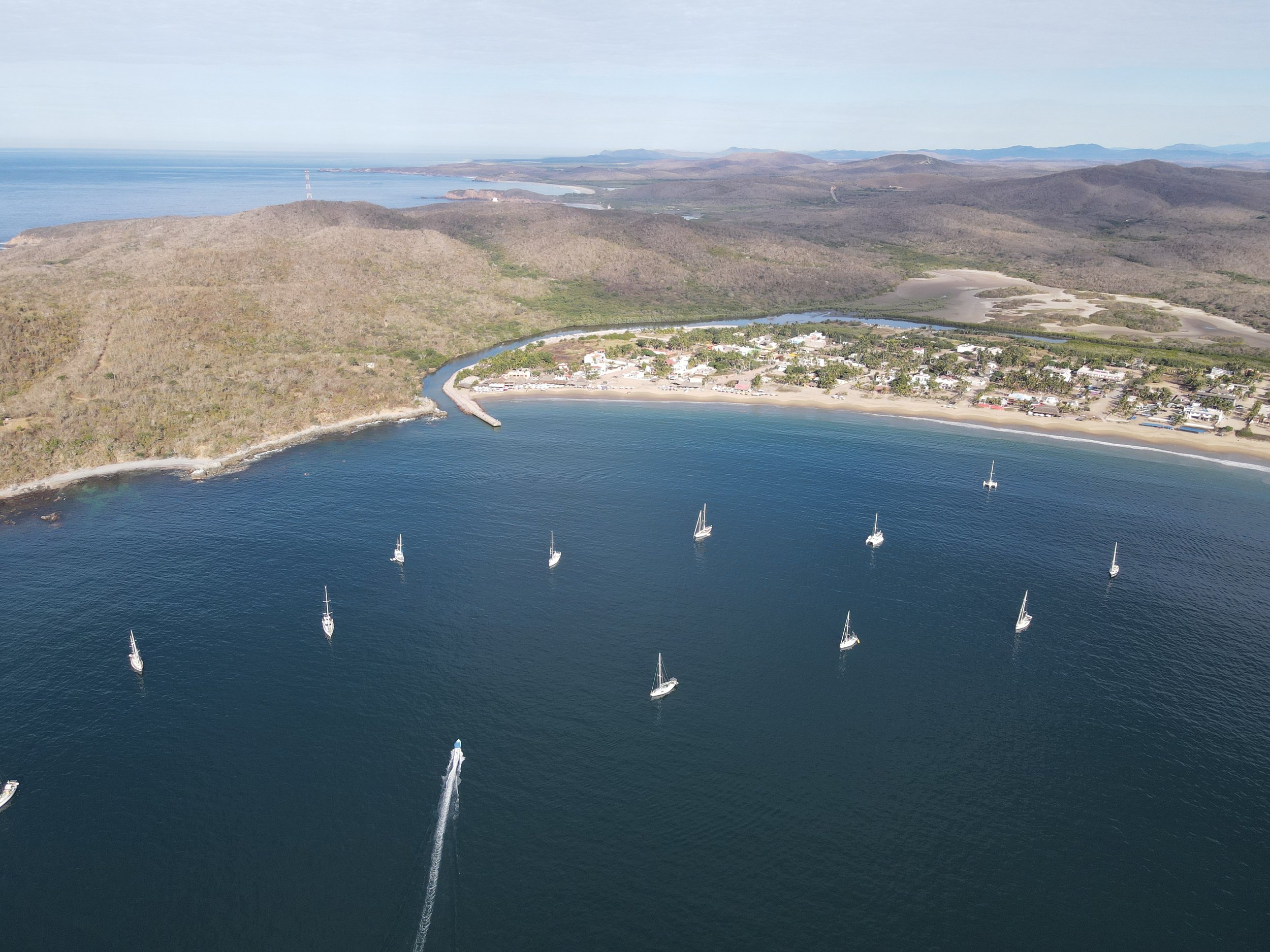 Anchorage at Punta Pérula